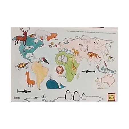 planisphère animalier